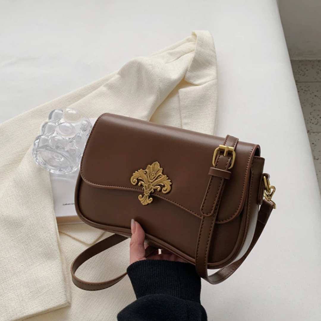 Kleine Schoudertas - Saffier Elegantie