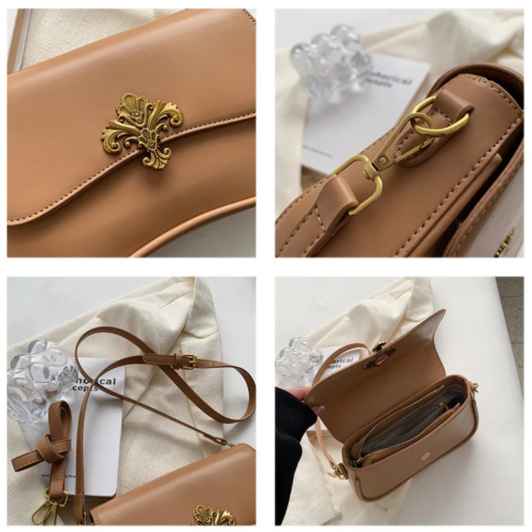 Kleine Schoudertas - Saffier Elegantie