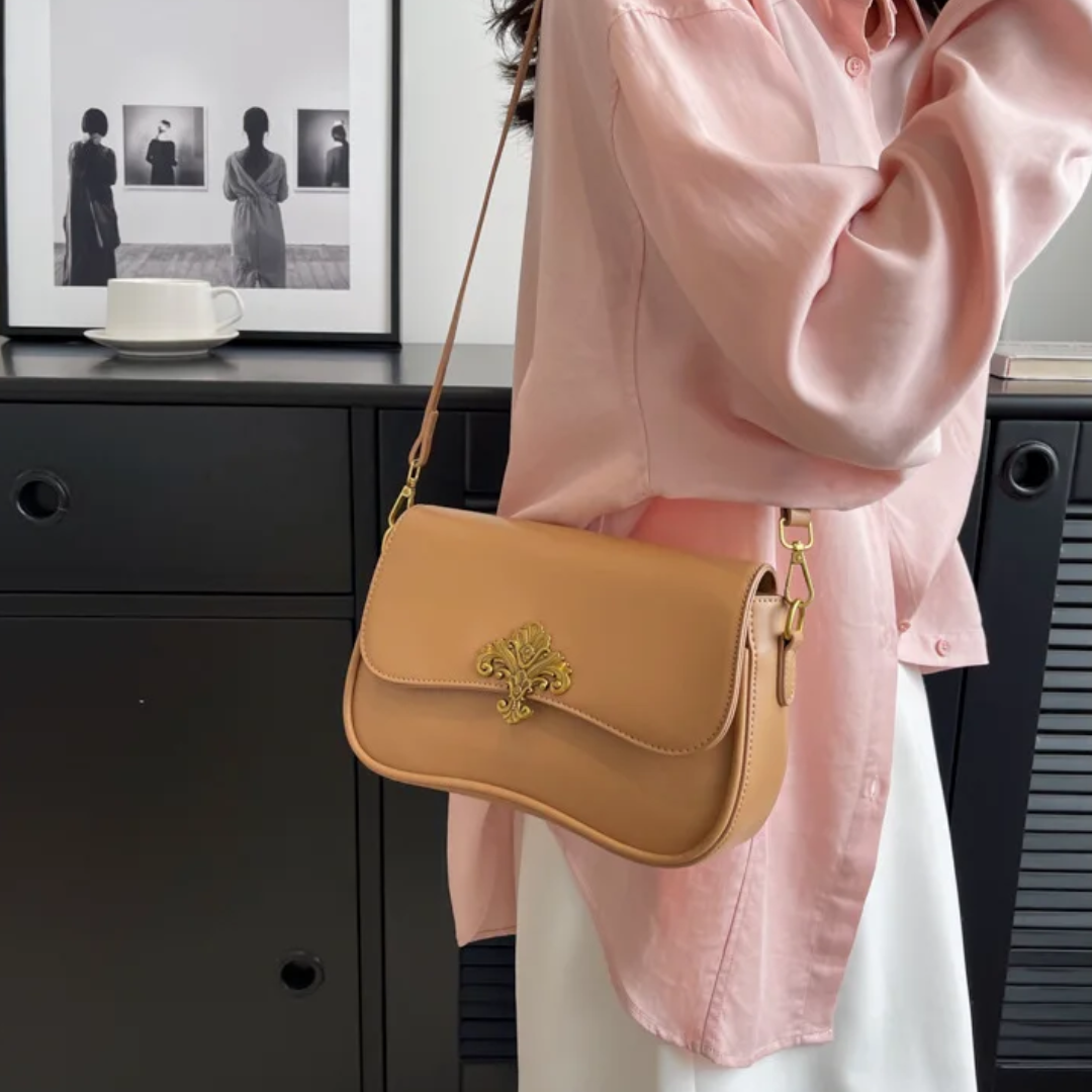 Kleine Schoudertas - Saffier Elegantie