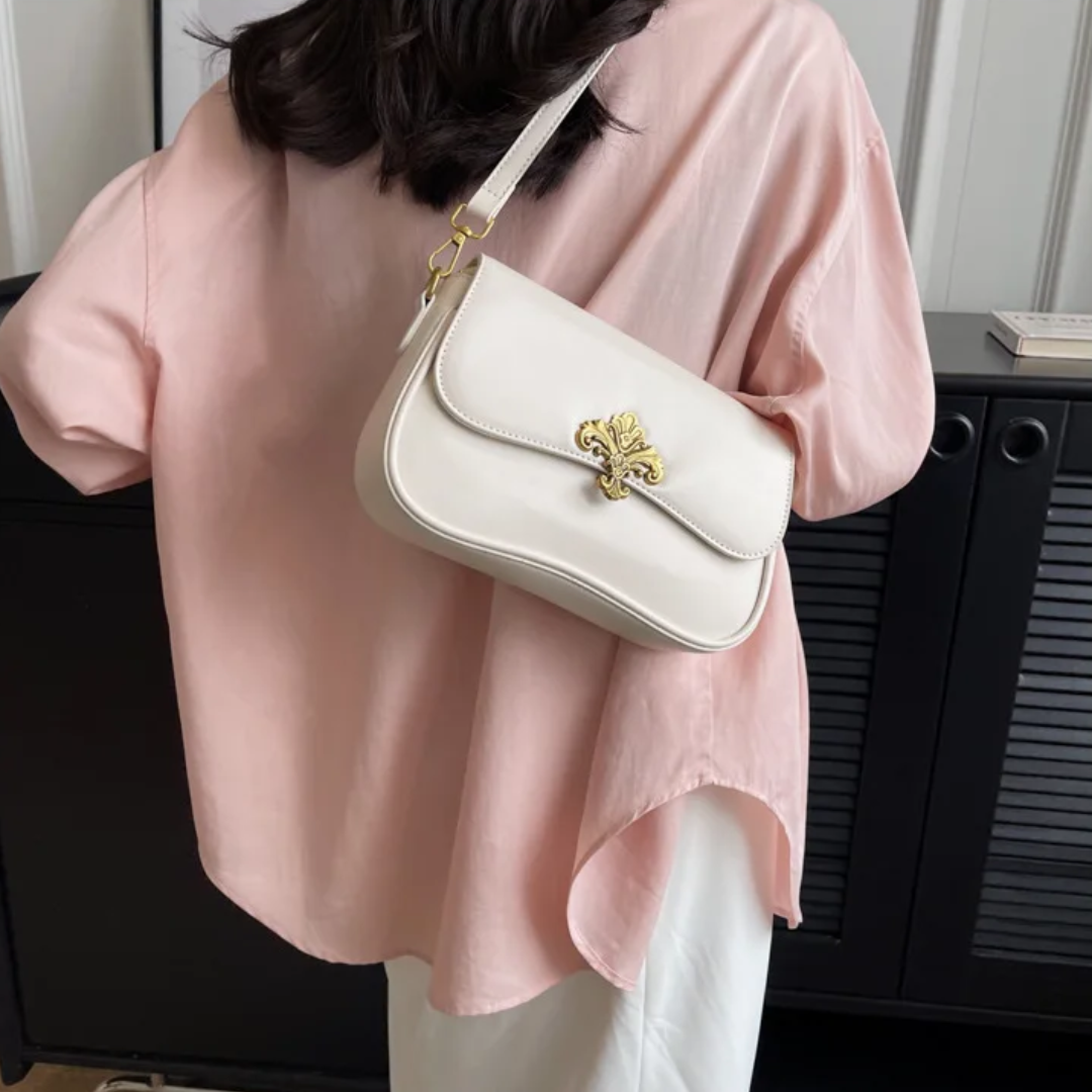 Kleine Schoudertas - Saffier Elegantie