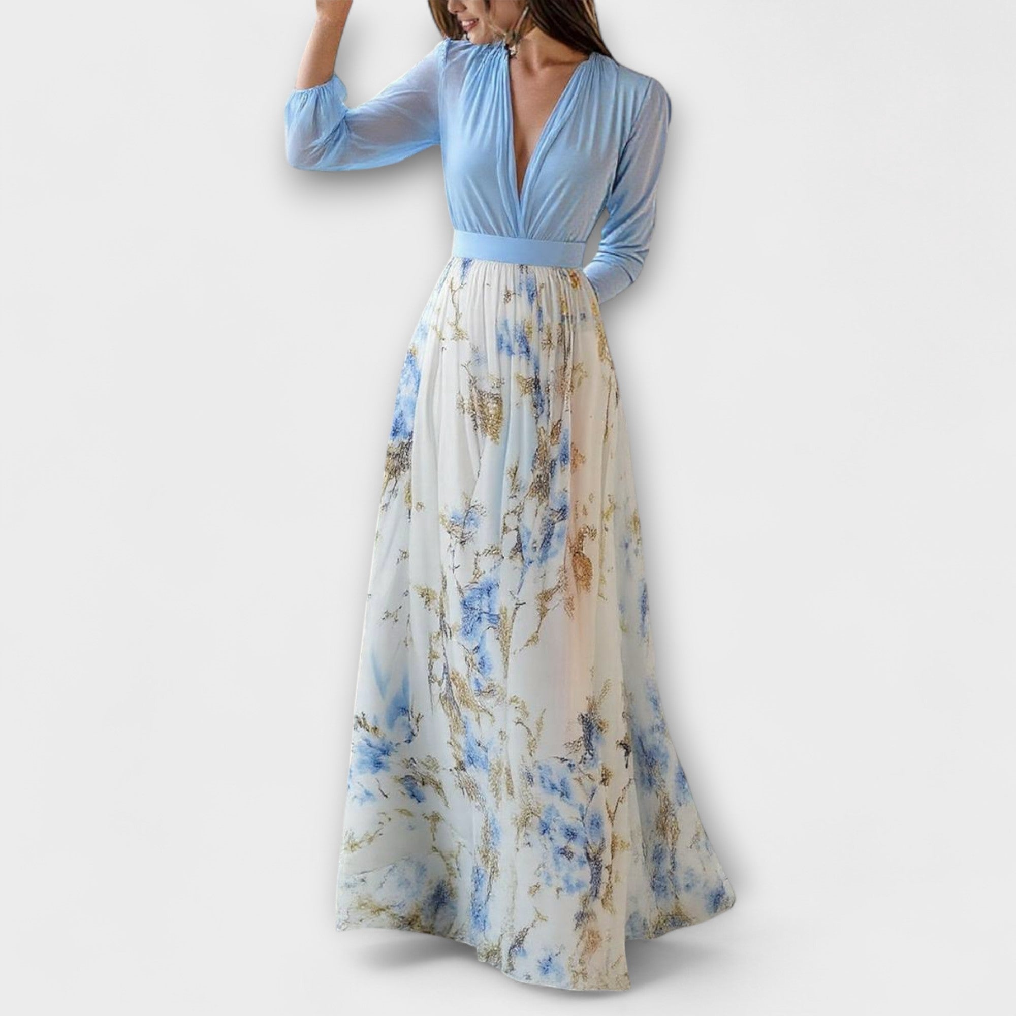 Harper - Bloemen Maxi Jurk