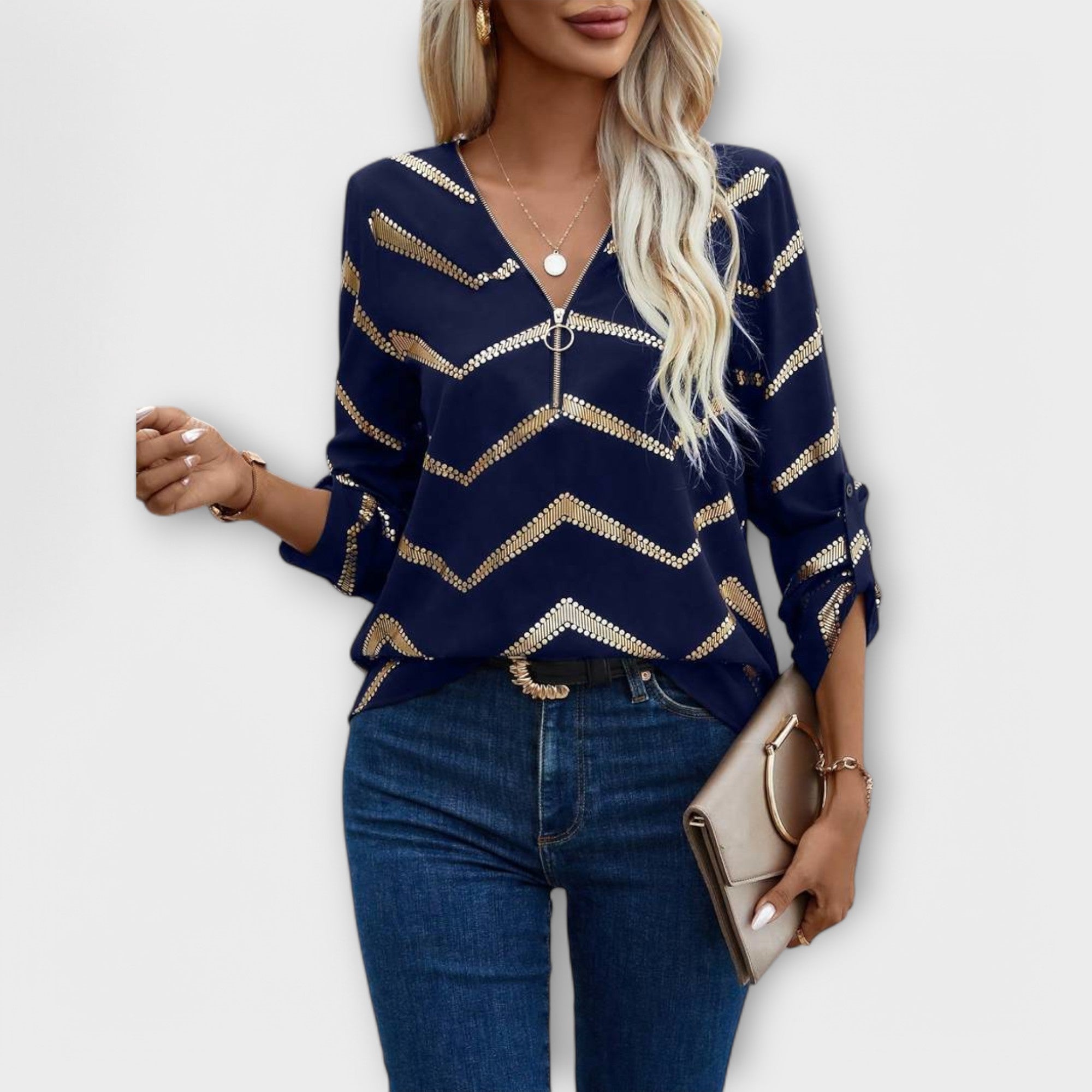 Emma - Tijdloze Elegante Blouse