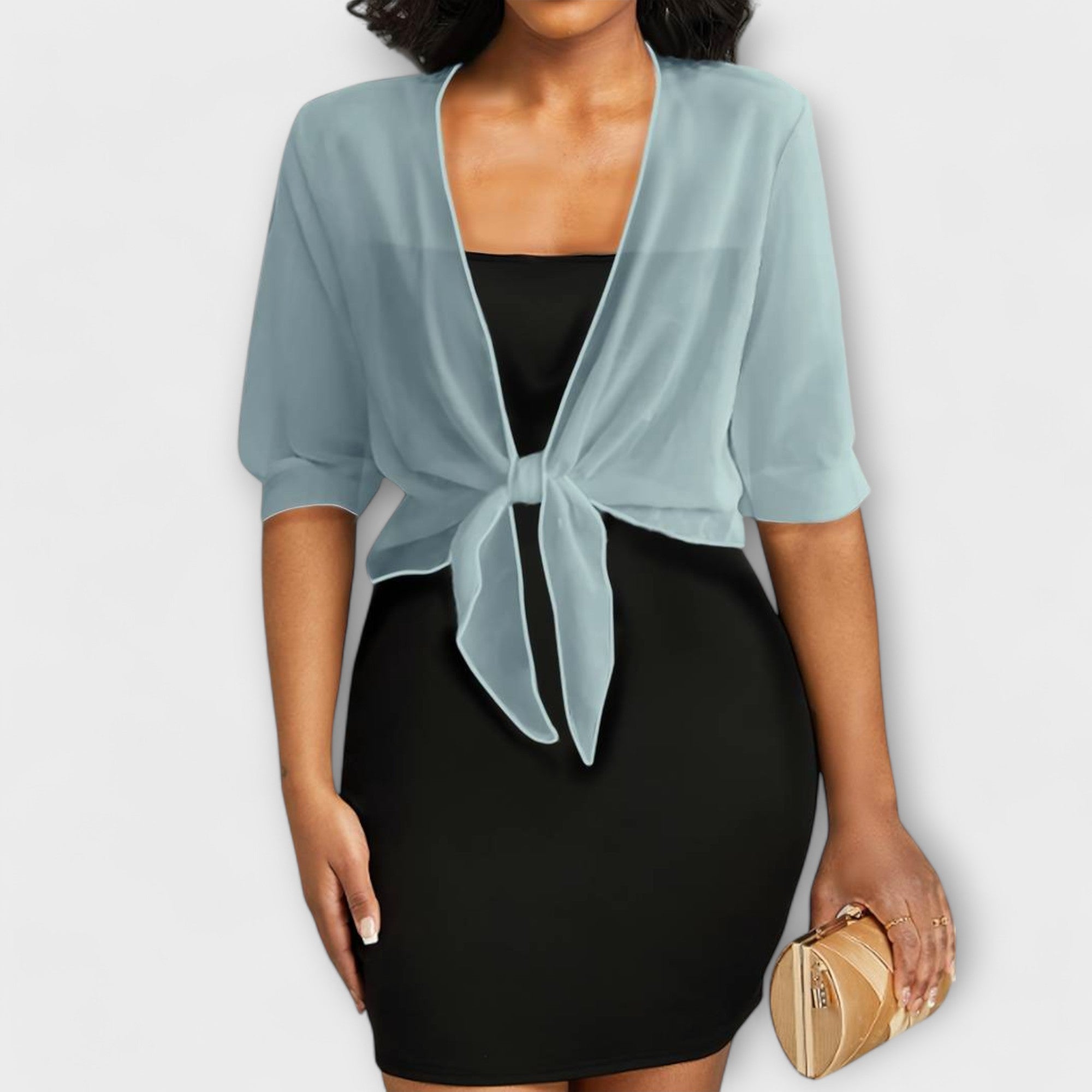 Olivia - Blouse met Open Voorkant