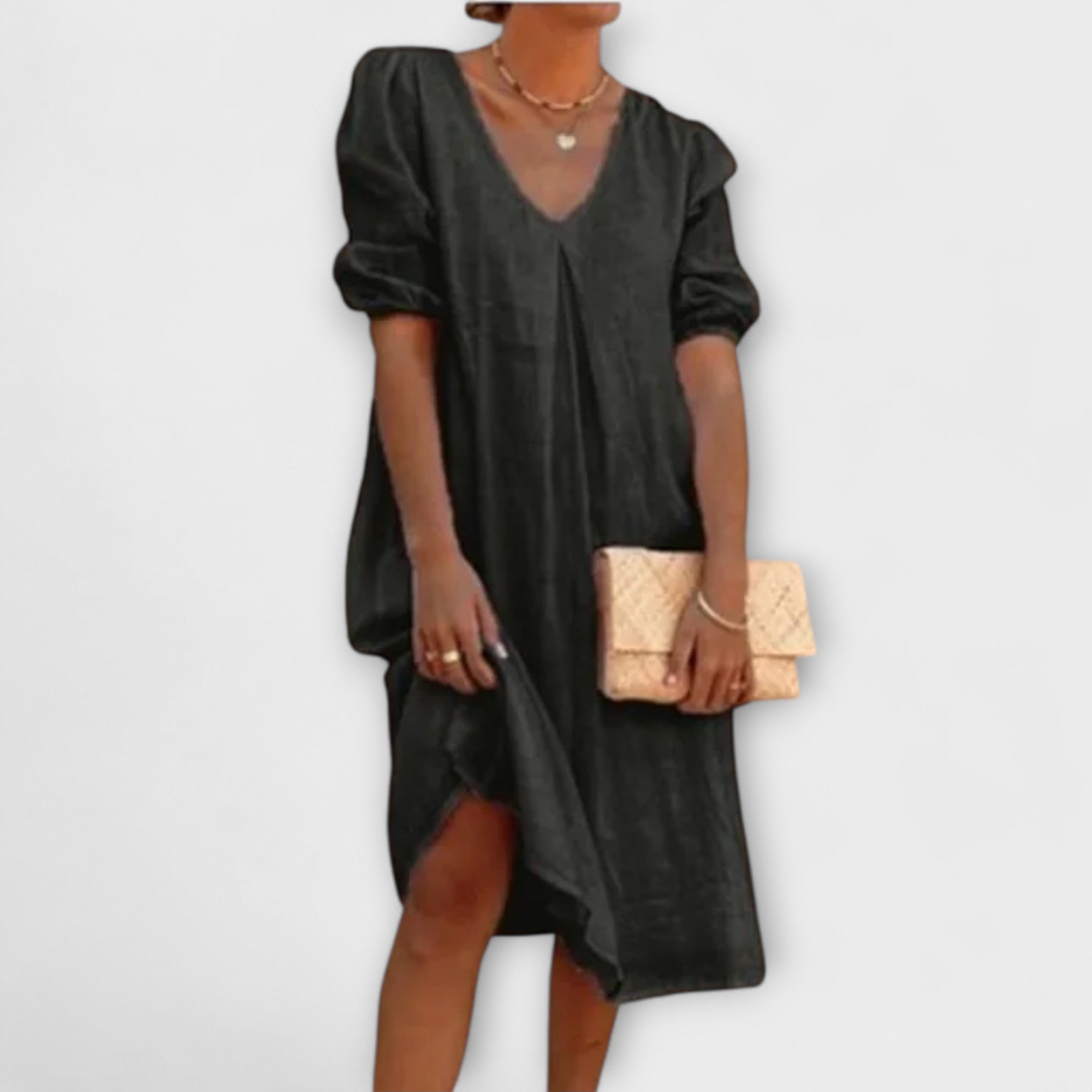 Fanny - Elegante zomerjurk met kantdetails