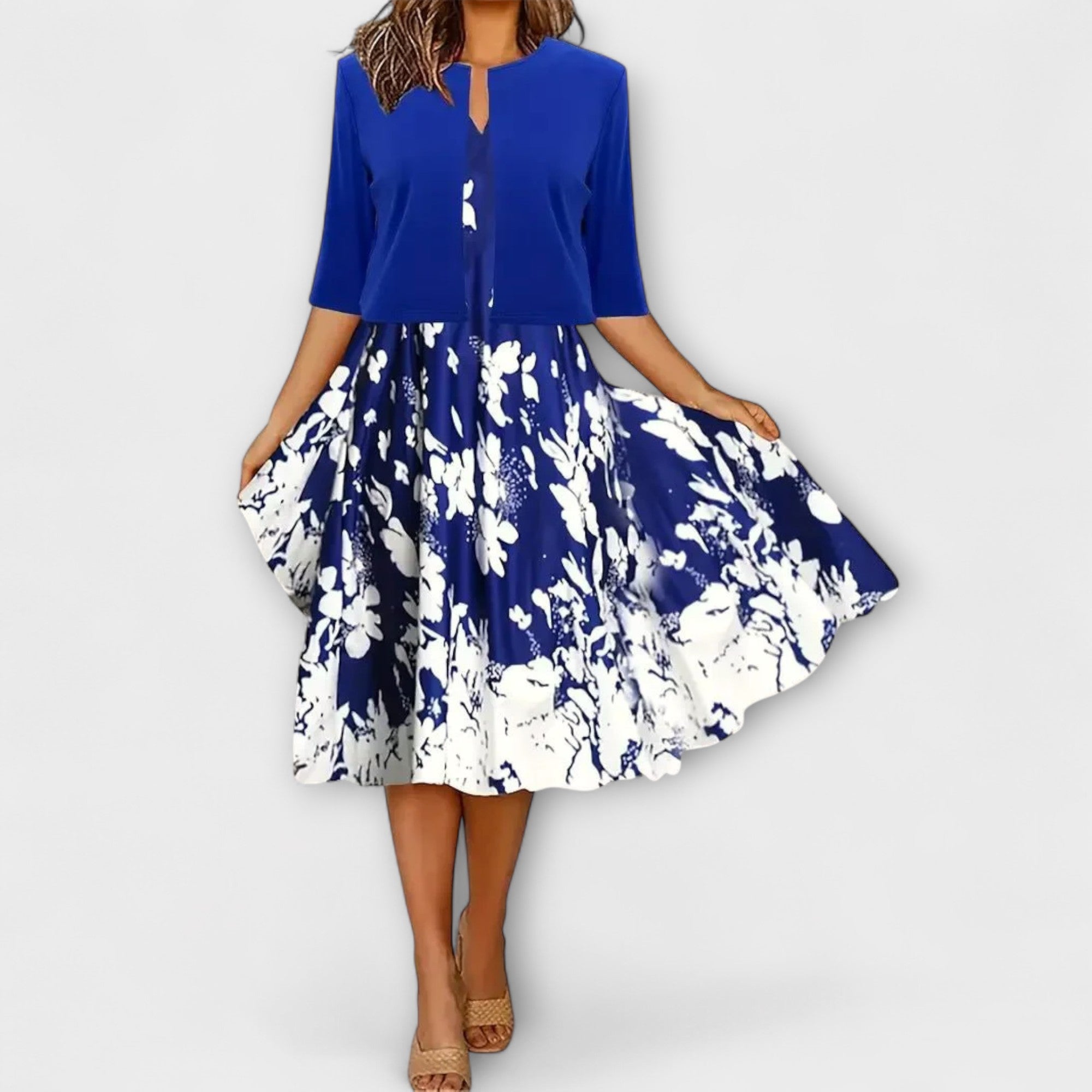 Dames Midi Jurk met Jasje