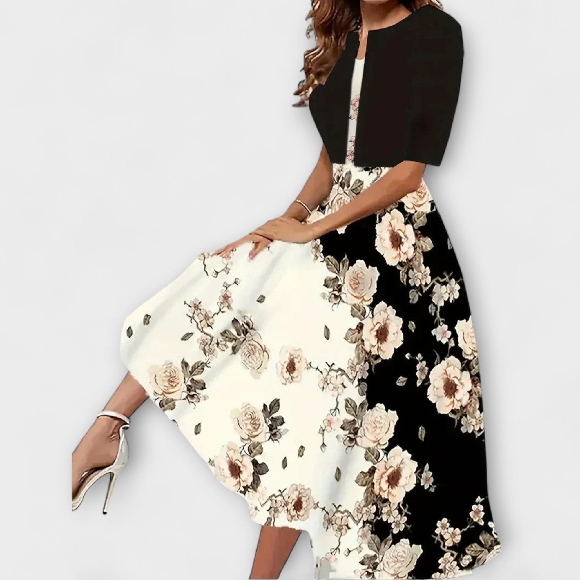 Dames Midi Jurk met Jasje