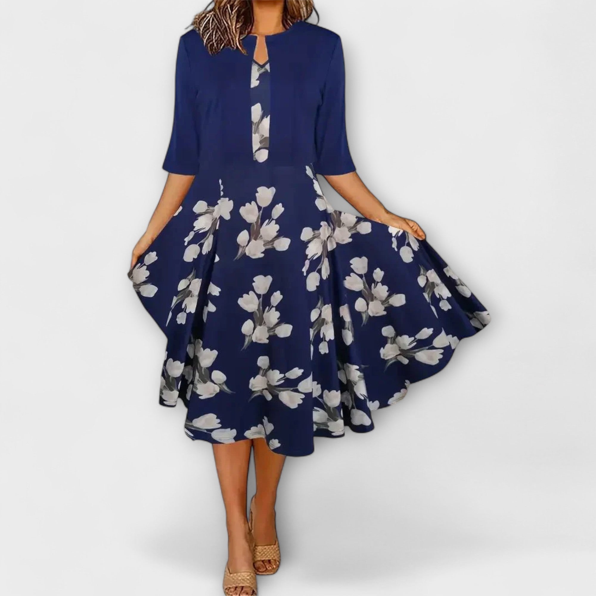 Dames Midi Jurk met Jasje