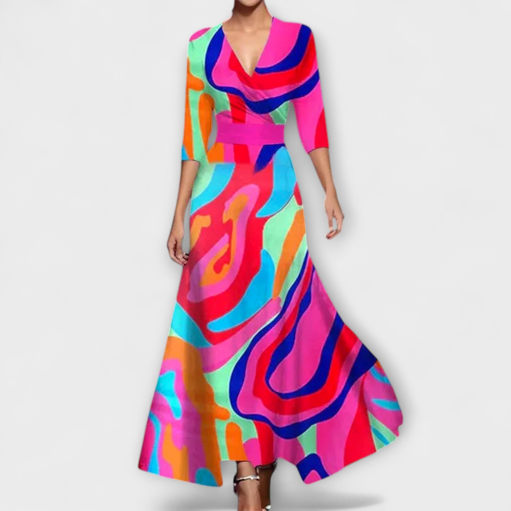 Alma - Elegante Jurk met Mouwen