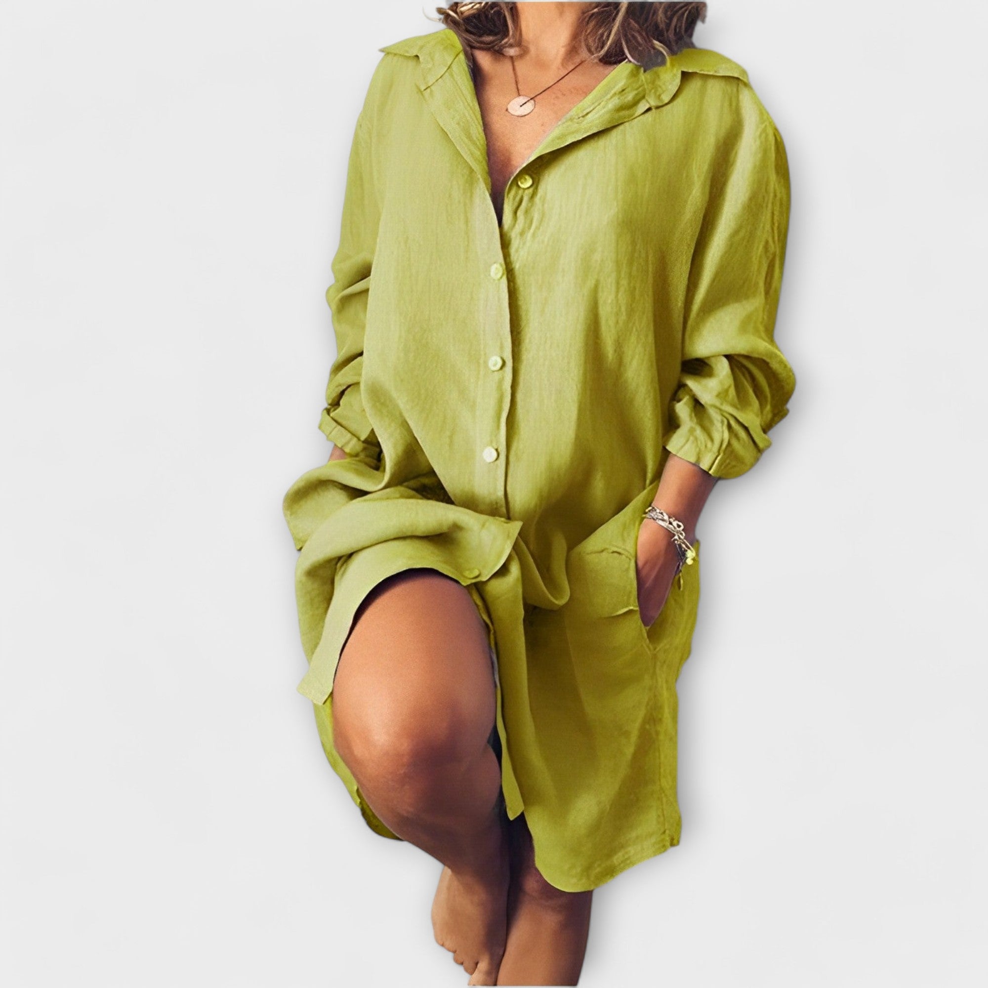 Casual Linnen Blouse voor Dagelijks Gebruik