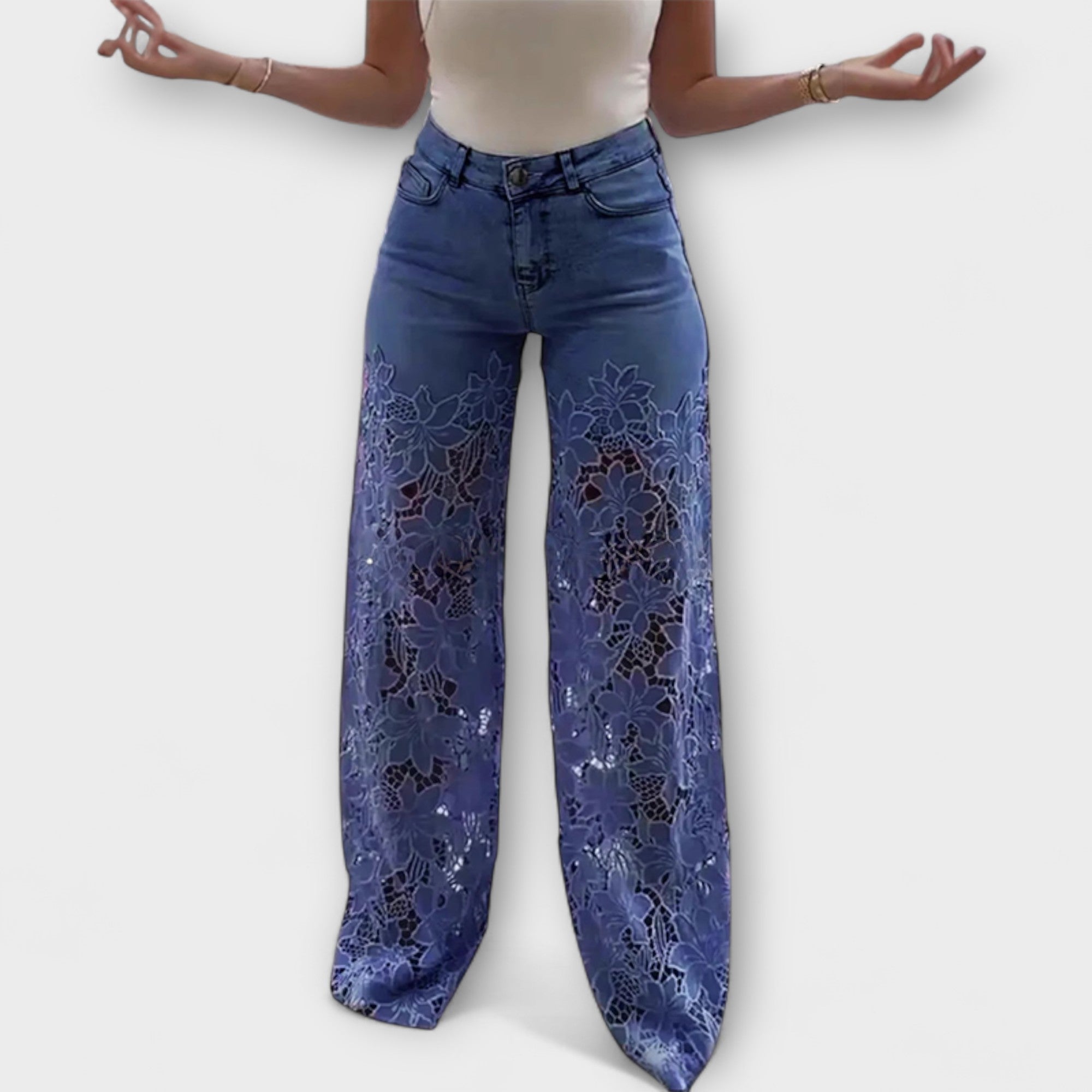 Trendy Kant Patchwork Jeans