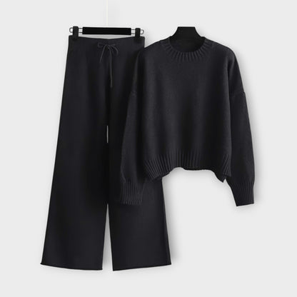 Sienna Cozy Gebreide Twee-Piece Set