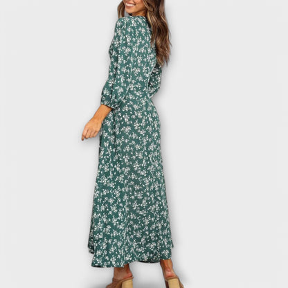Bloemen maxi jurk voor vrouwen