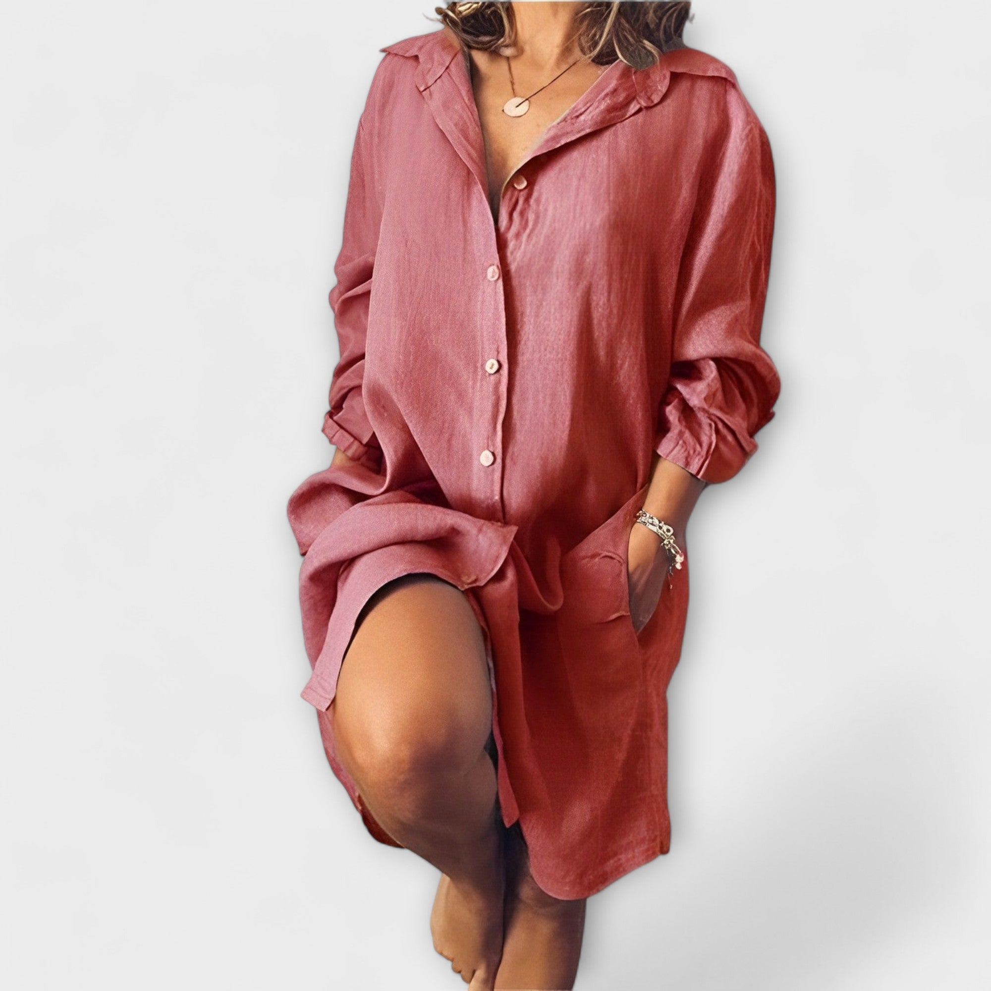 Casual Linnen Blouse voor Dagelijks Gebruik