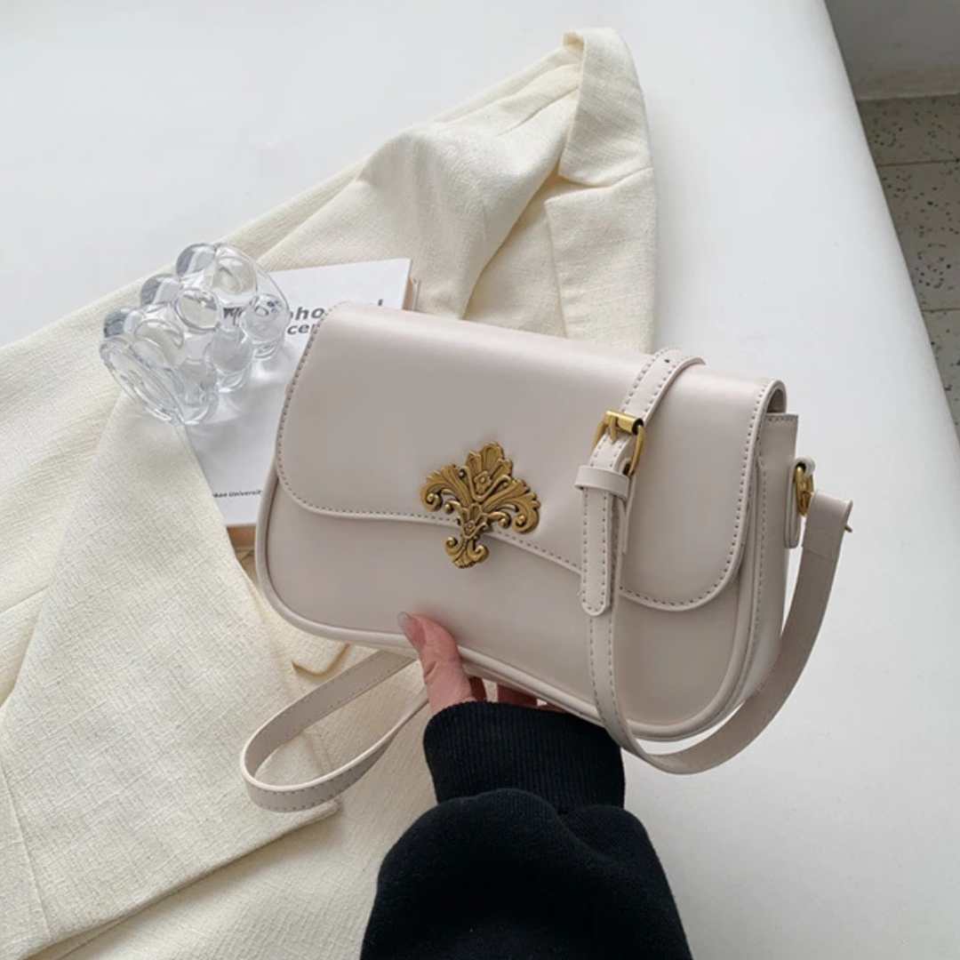 Kleine Schoudertas - Saffier Elegantie