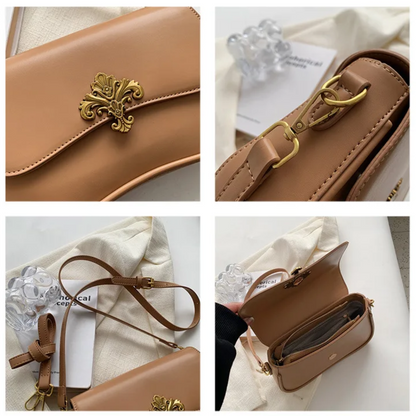 Kleine Schoudertas - Saffier Elegantie