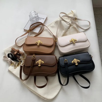 Kleine Schoudertas - Saffier Elegantie