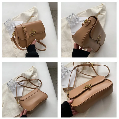 Kleine Schoudertas - Saffier Elegantie