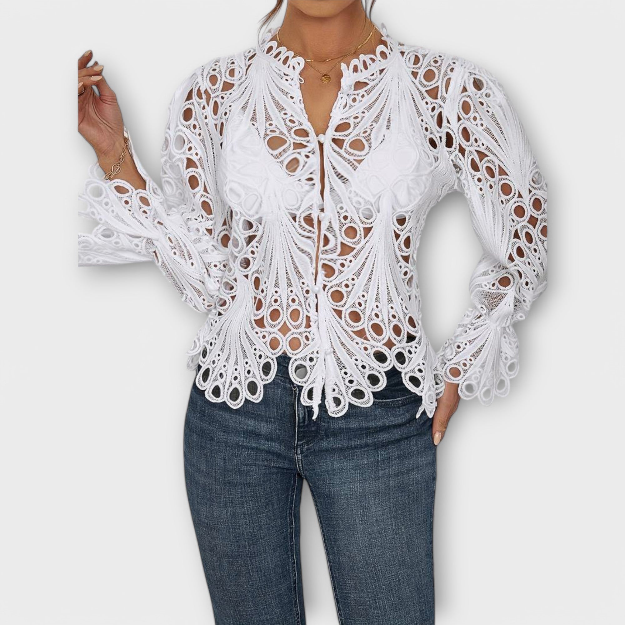 Savannah - Asymmetrische Blouse