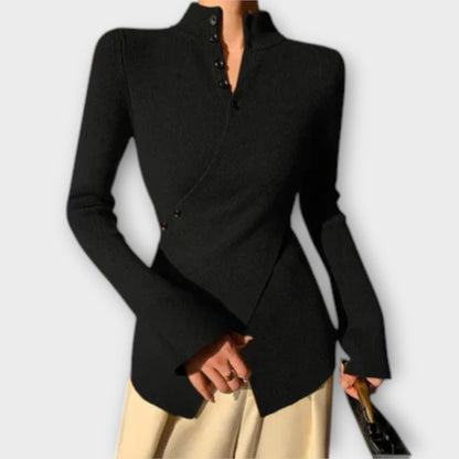 Michiko – Elegante Katoenen Gebreide Trui