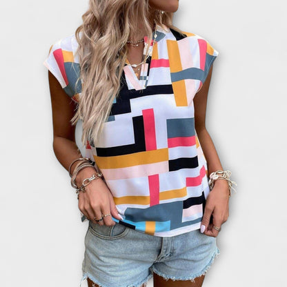 Chloe - Korte Mouwen Blouse