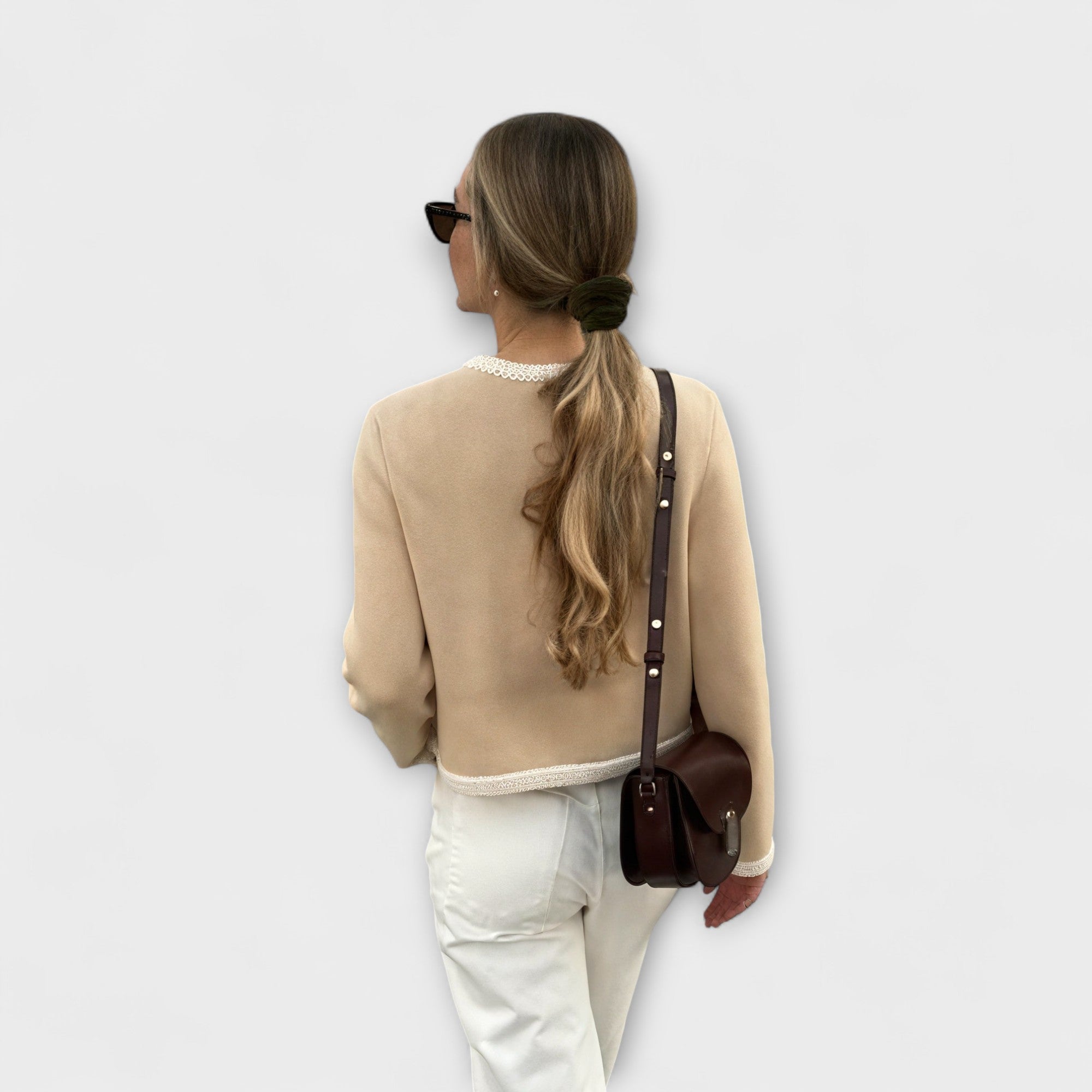 Klassieke Cardigan met Decoratieve Zakjes