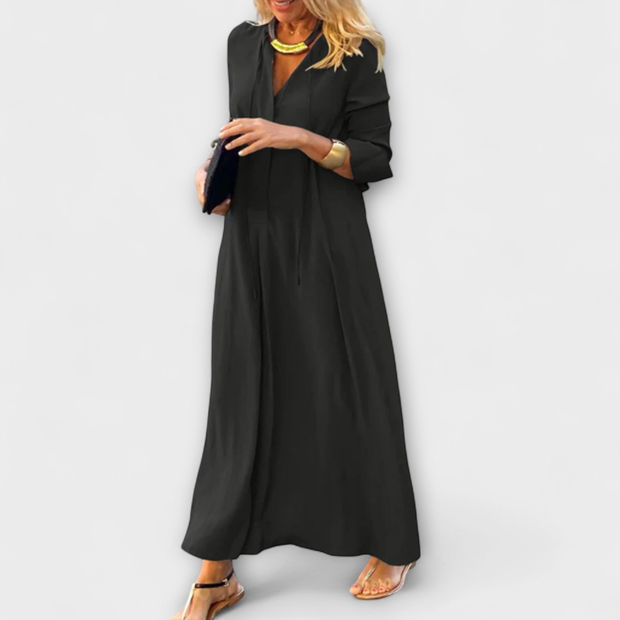Hannalore - Comfortabele Maxi Jurk