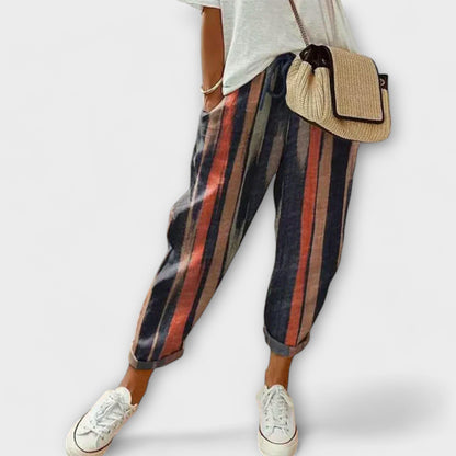 Burga - Comfortabele Katoen-Linnen Broek