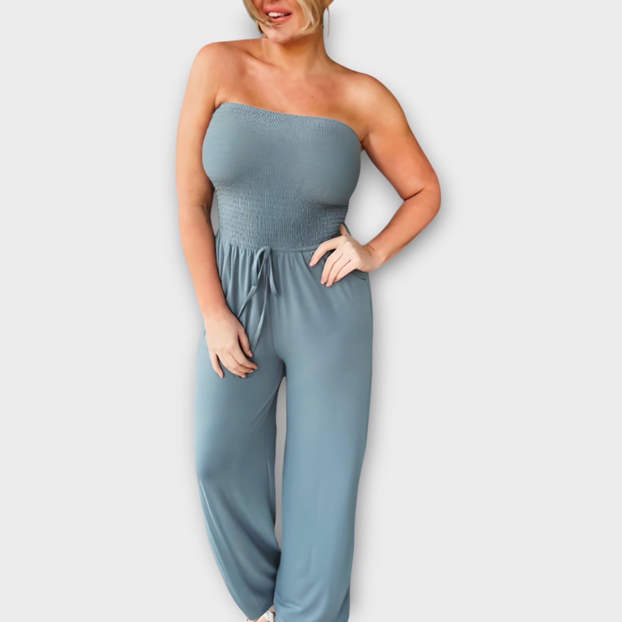 Anna Strapless Jumpsuit