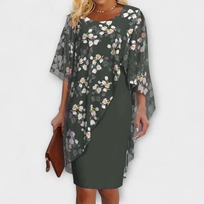 Lyanna - Bloemige Chiffon Jurk voor Vrouwen