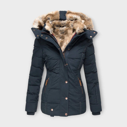 Emine - Gezellige Faux Fur Gevoerde Jas