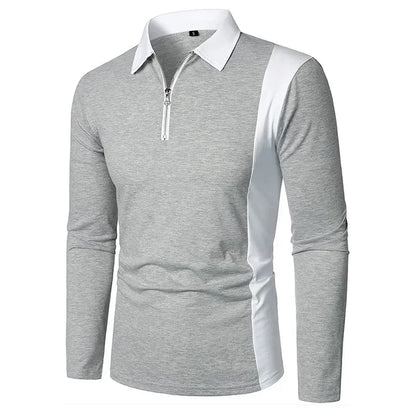 Heren Lange Mouwen Polo Shirt Padrony Verno