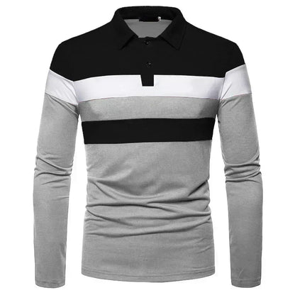 Heren Langsleeve Polo Shirt Slingint Verno