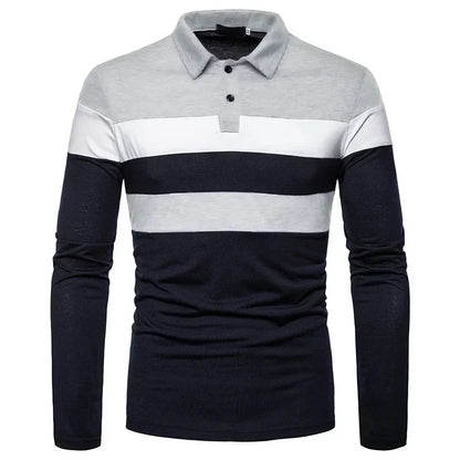 Heren Langsleeve Polo Shirt Slingint Verno