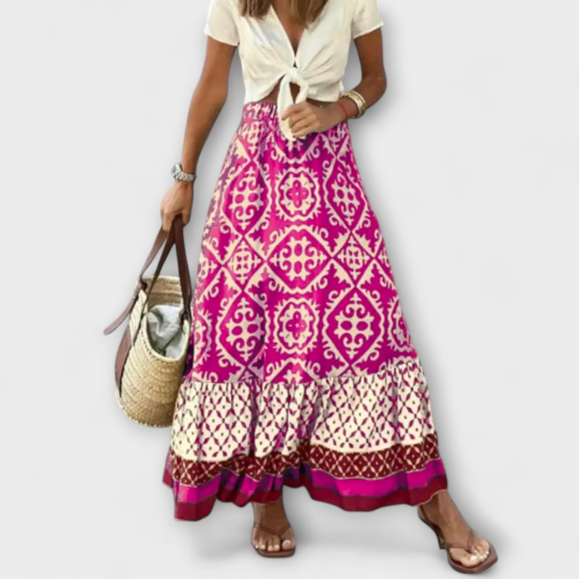 Dagmar - Vrouwen Hoge Taille Zomerrok