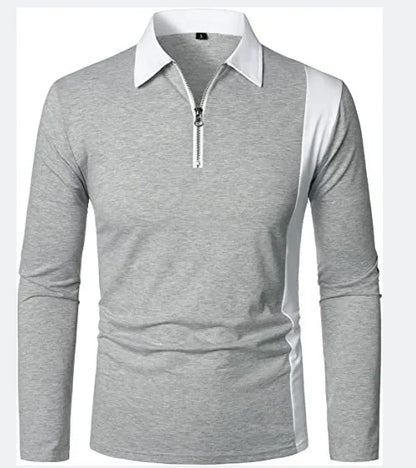 Heren Lange Mouwen Polo Shirt Padrony Verno