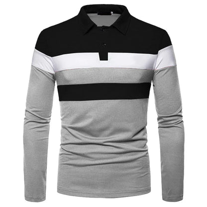 Heren Langsleeve Polo Shirt Slingint Verno
