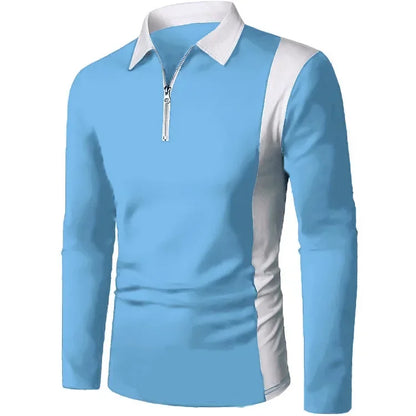 Heren Lange Mouwen Polo Shirt Padrony Verno