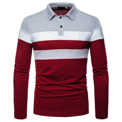 Heren Langsleeve Polo Shirt Slingint Verno