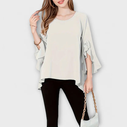 Aria - De Perfecte Lente Blouse met Ronde Hals