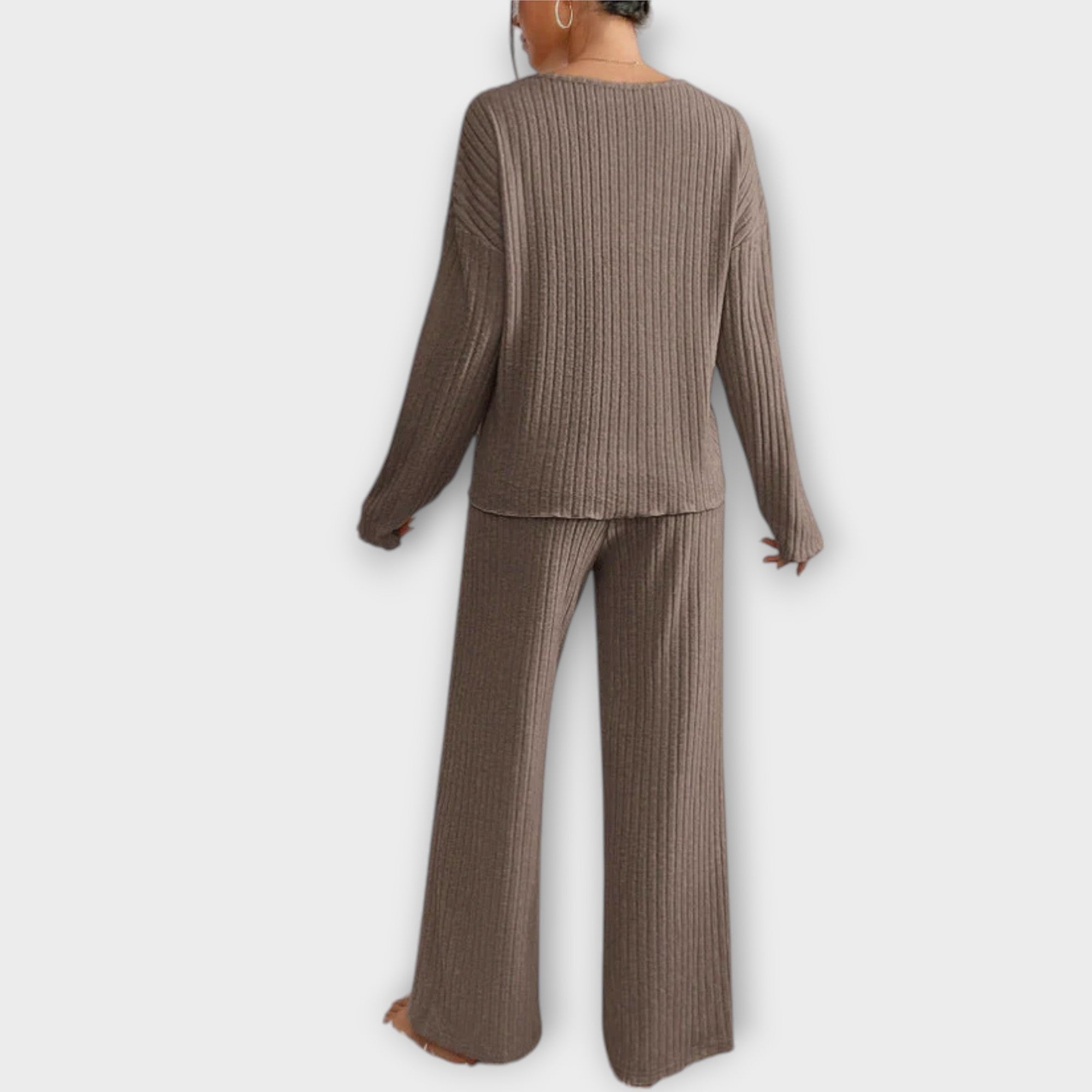 Celine Gebreid Twee-Delig Set