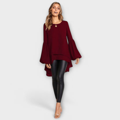 Aria - De Perfecte Lente Blouse met Ronde Hals