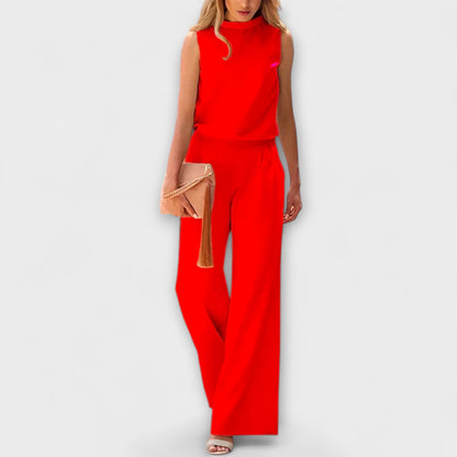 Hannah – Jumpsuit in Satin Look