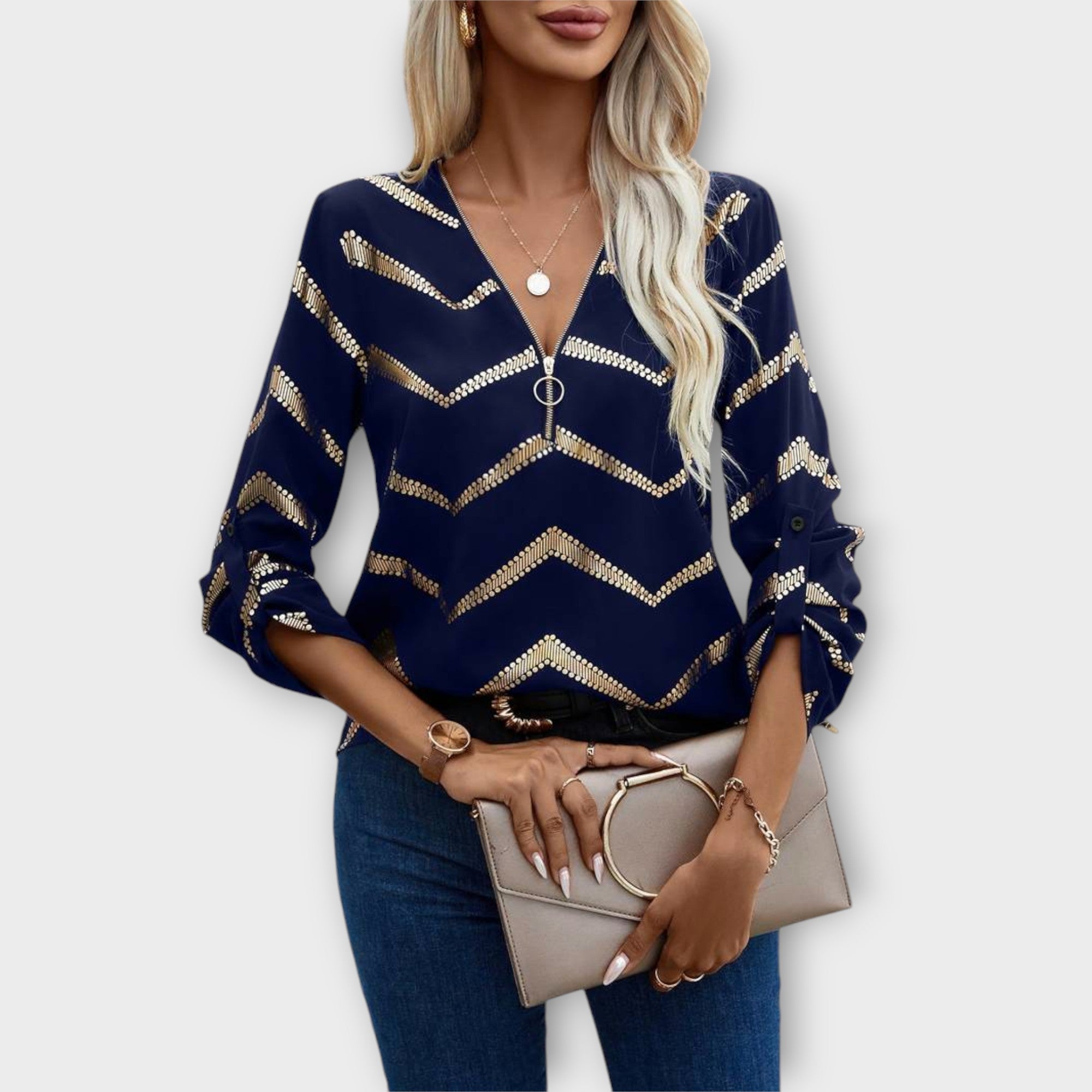 Emma - Tijdloze Elegante Blouse