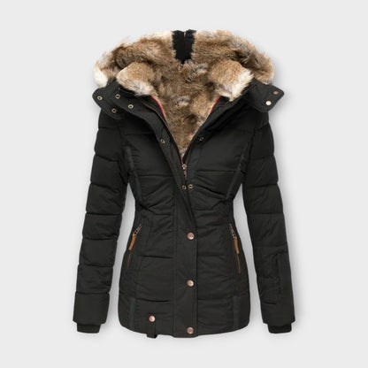 Emine - Gezellige Faux Fur Gevoerde Jas