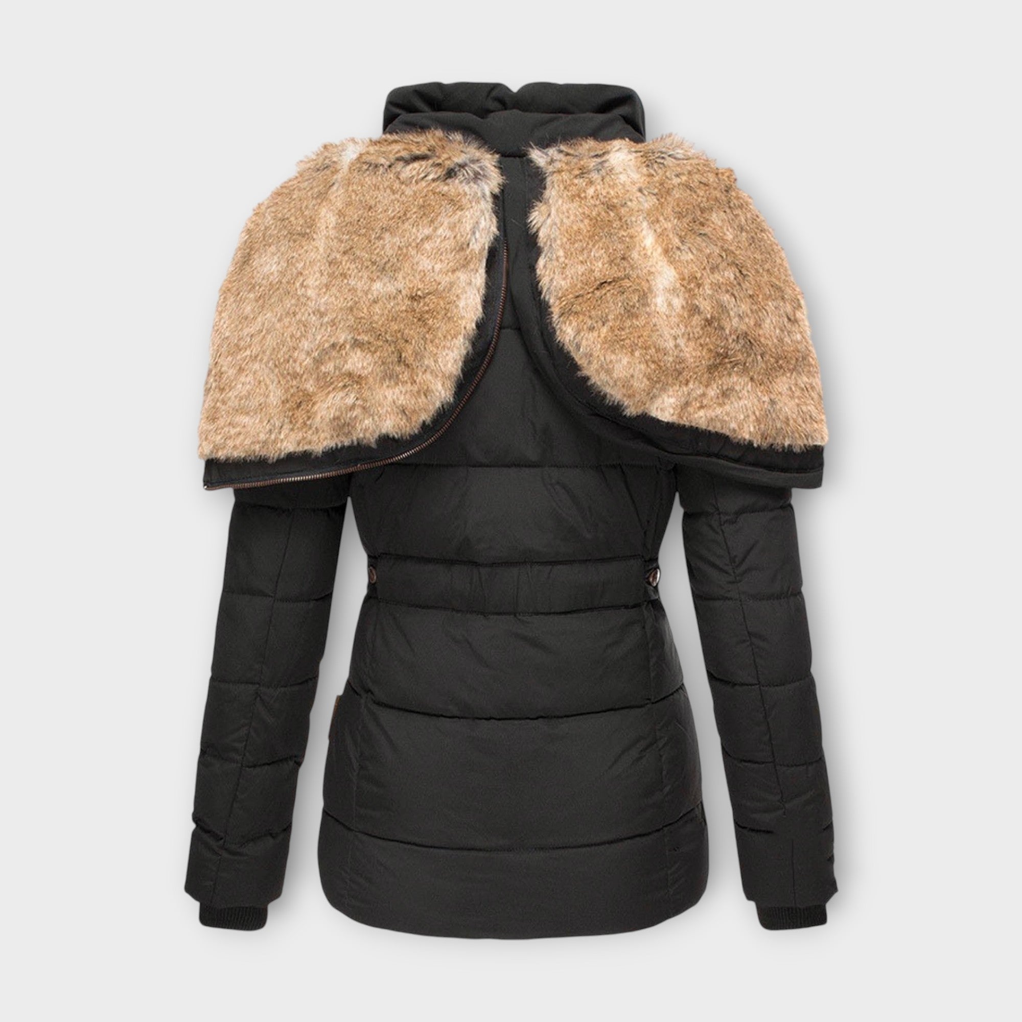 Emine - Gezellige Faux Fur Gevoerde Jas