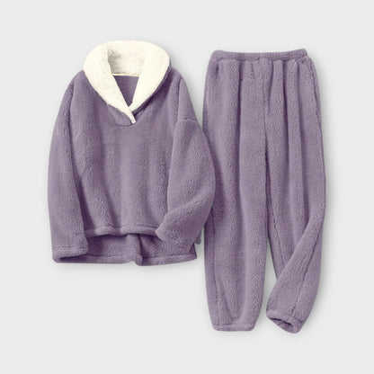 Mia Flanel Loungewear Set