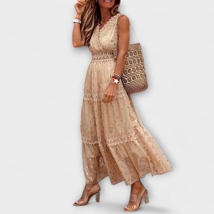 Lola - Maxi jurk met boho kant