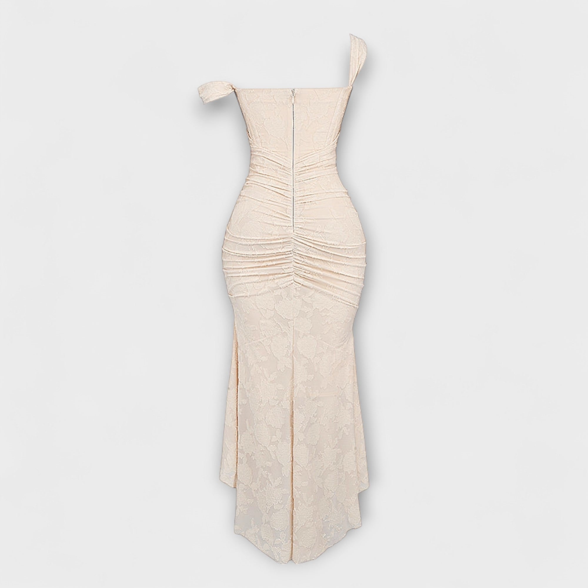 Renske - Lange jurk met een elegante en verfijnde corsage