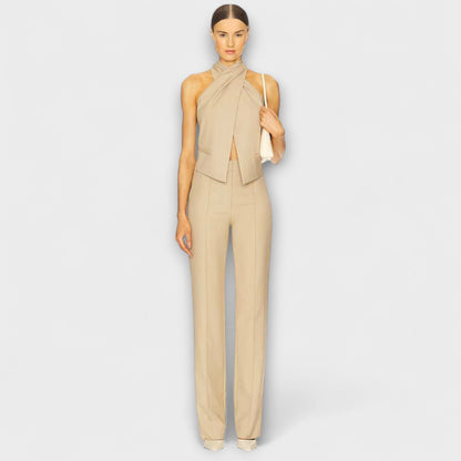 Juni - Crisscross Halter Neck Tanktop