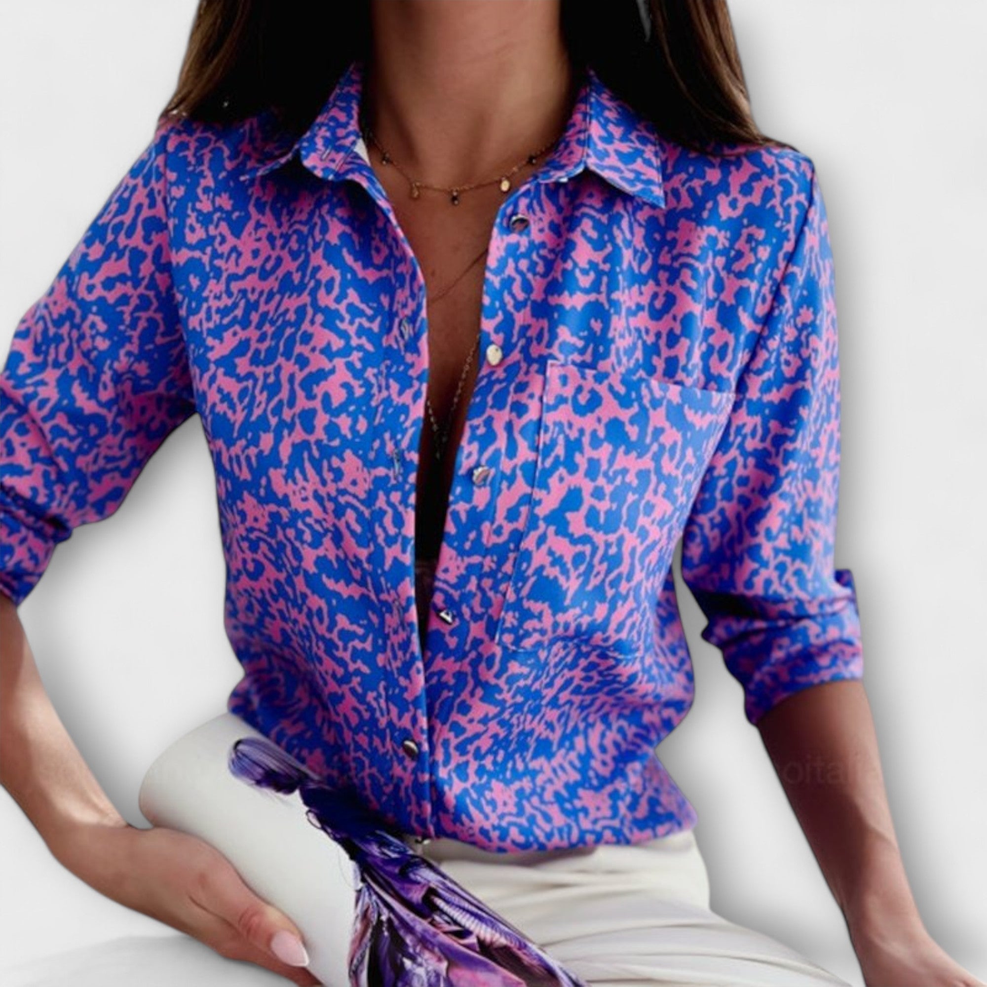 Blouse met Klassieke Kraag